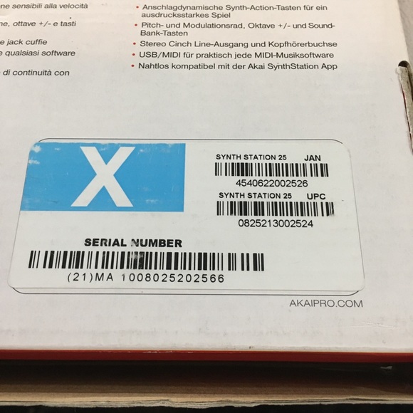 Akaia synthstation 25 keyboard controller - Picture 5 of 6